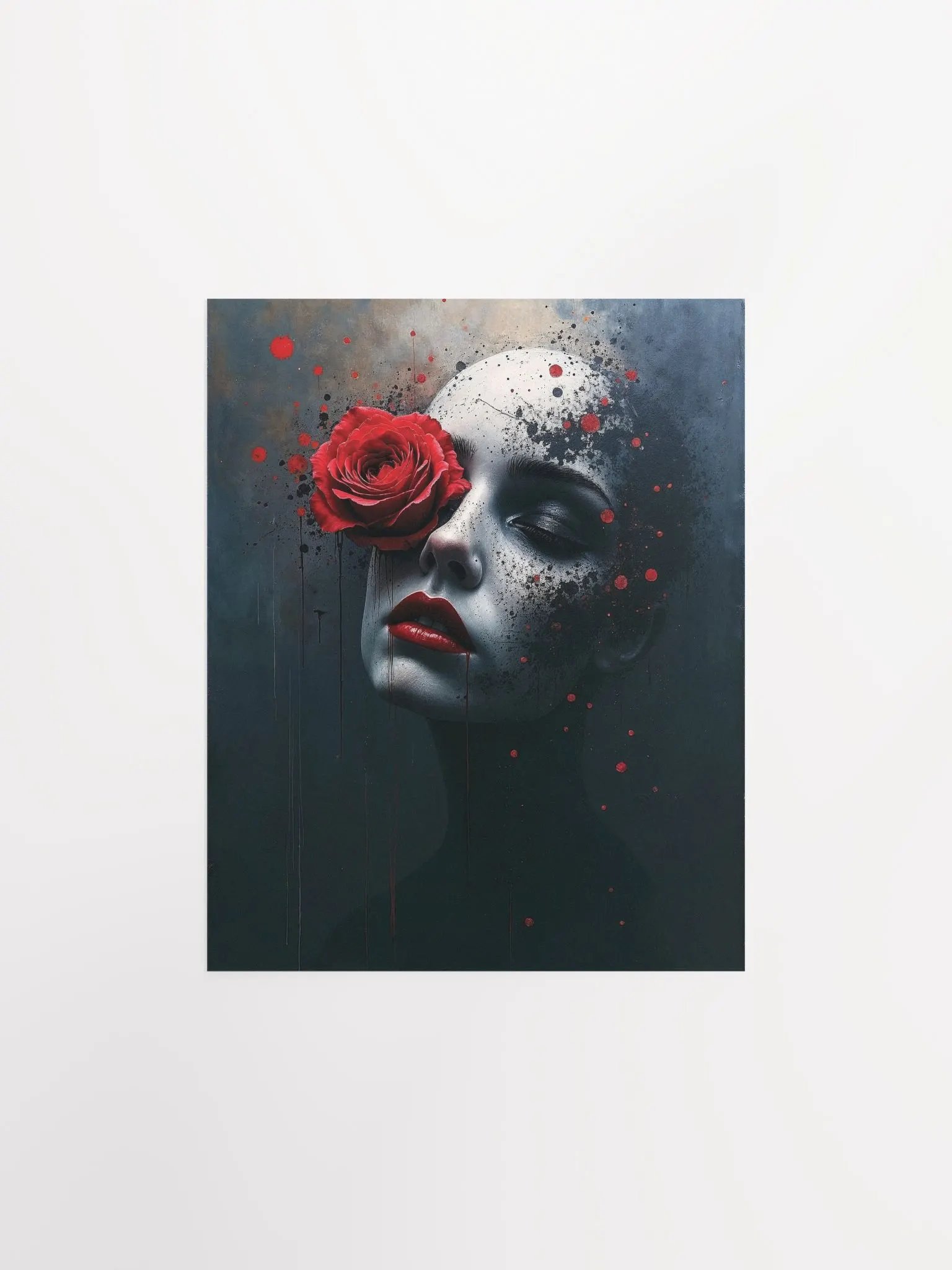 Rose-Adorned Mystery Matte Poster product image (2)