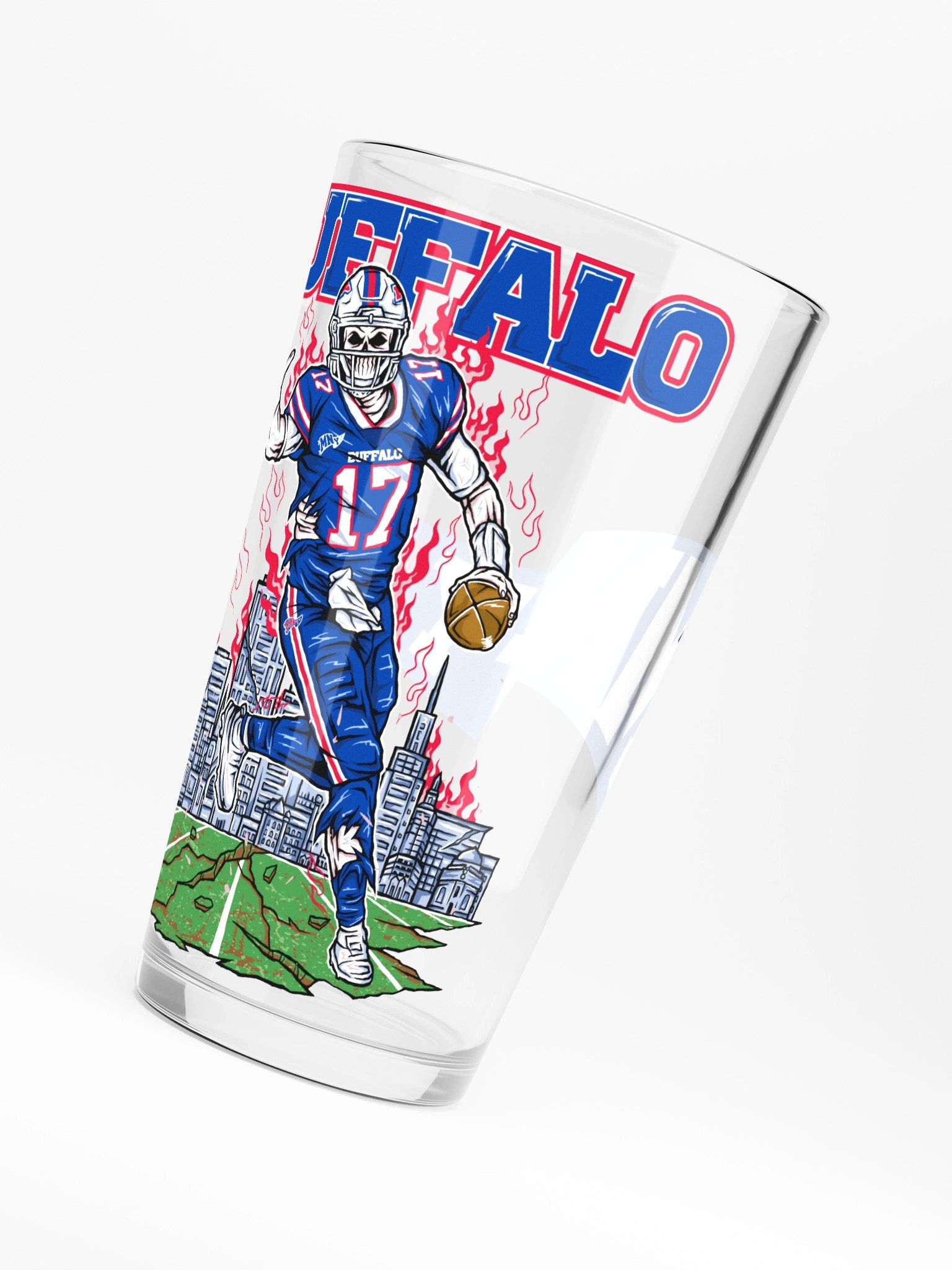 Buffalo, Welcome to Football Pint Glass product image (6)