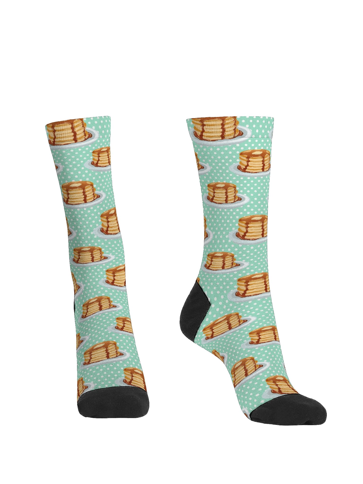 Pancakes & Polkadots Pattern Socks product image (2)