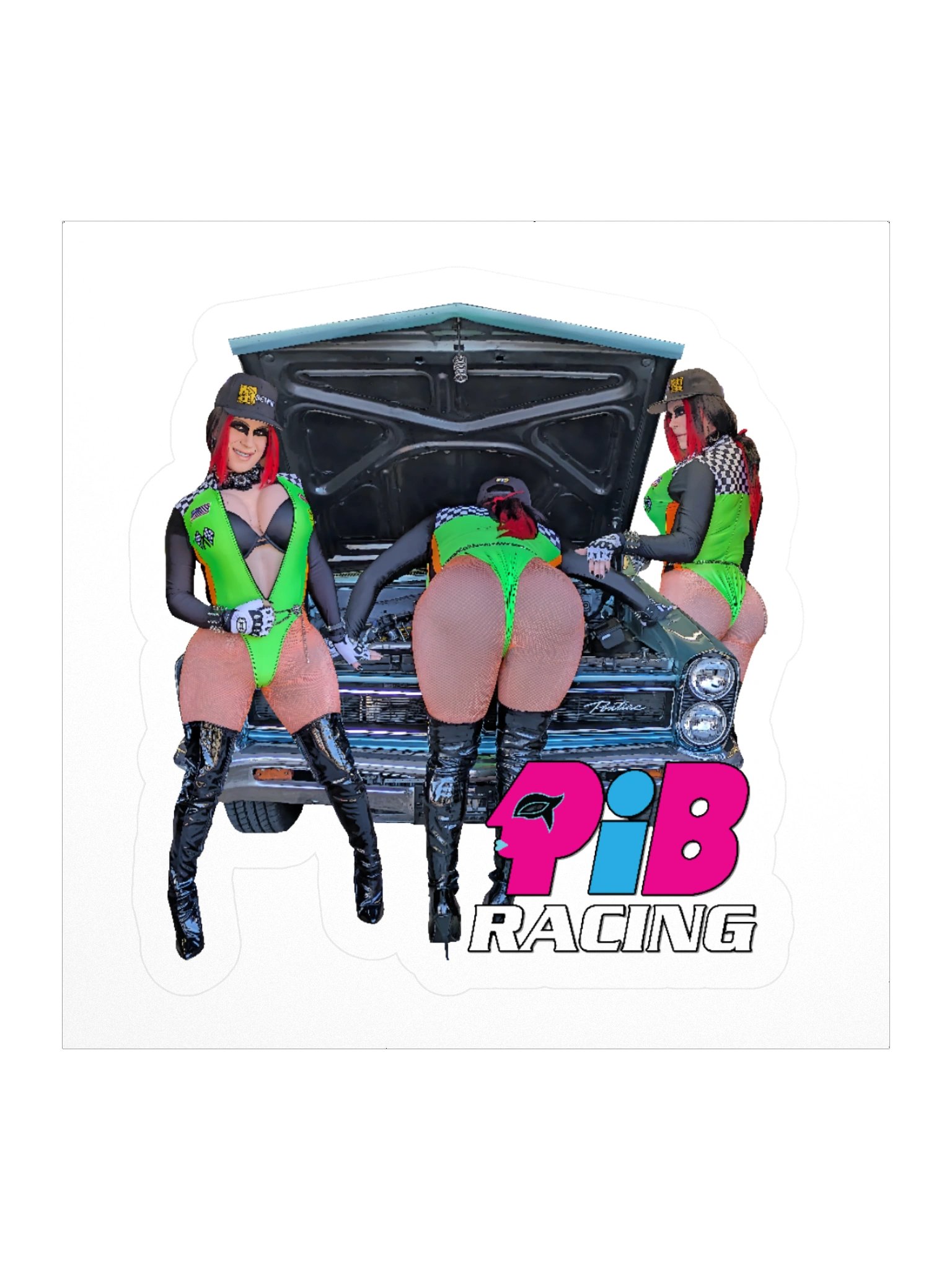 PiB Racing Sticker product image (1)