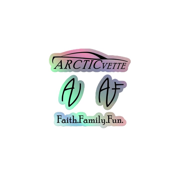 Holographic Arctic Vette Sticker Sheet product image (1)