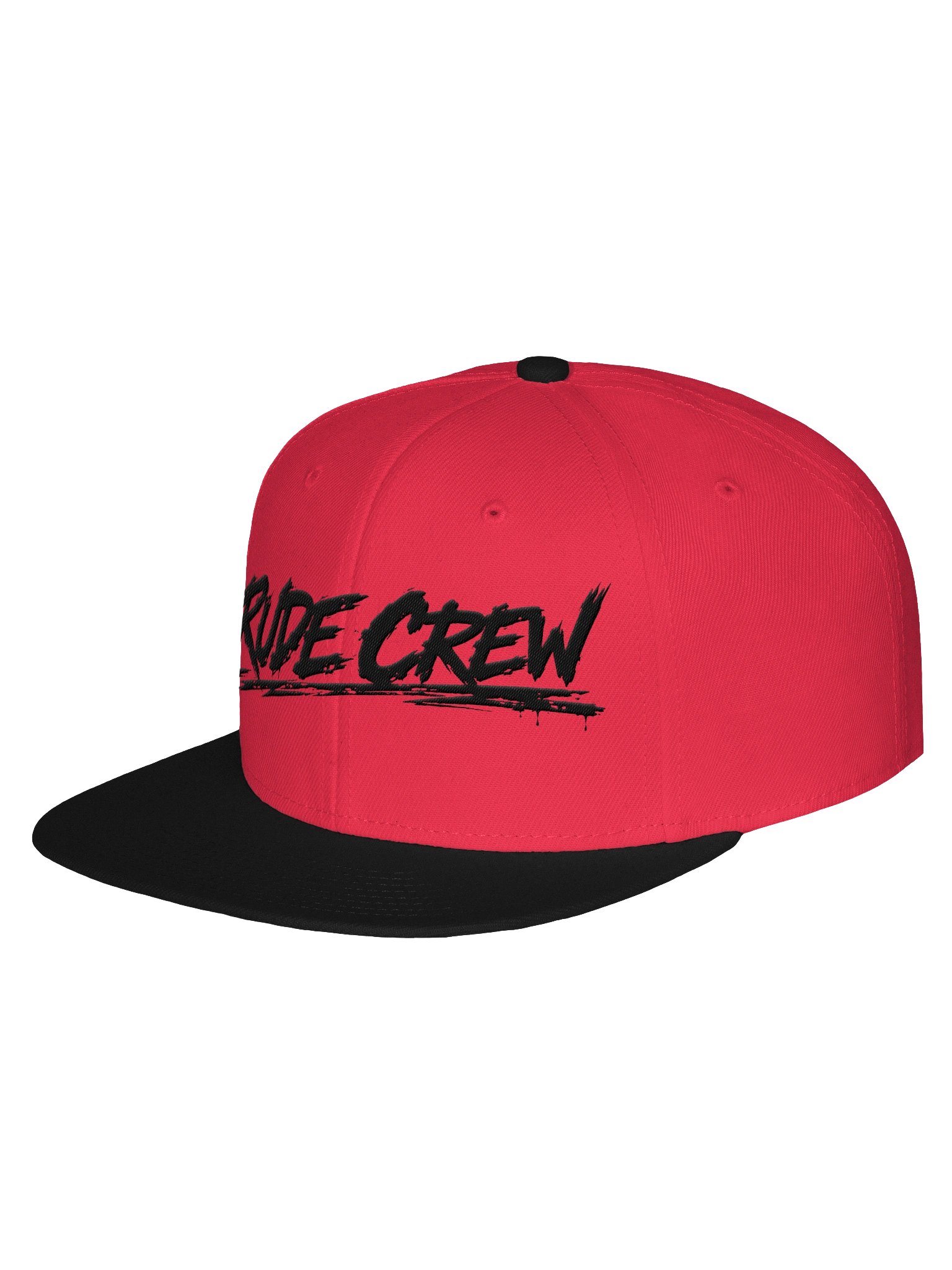 Red & Black Rude Crew Snap back product image (2)