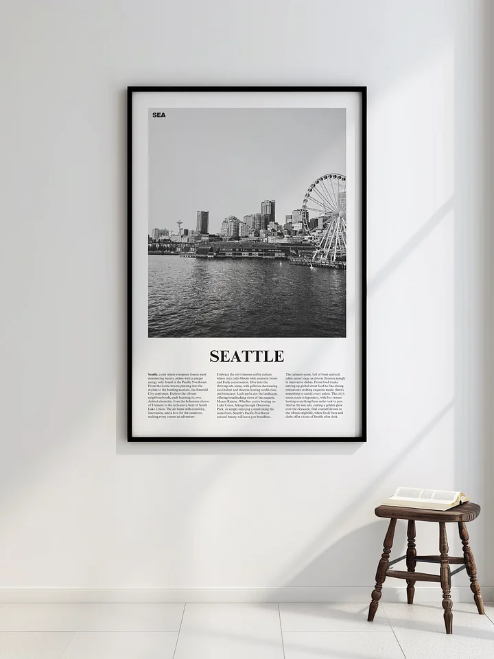 Seattle 03 Newspaper Poster product image (2)