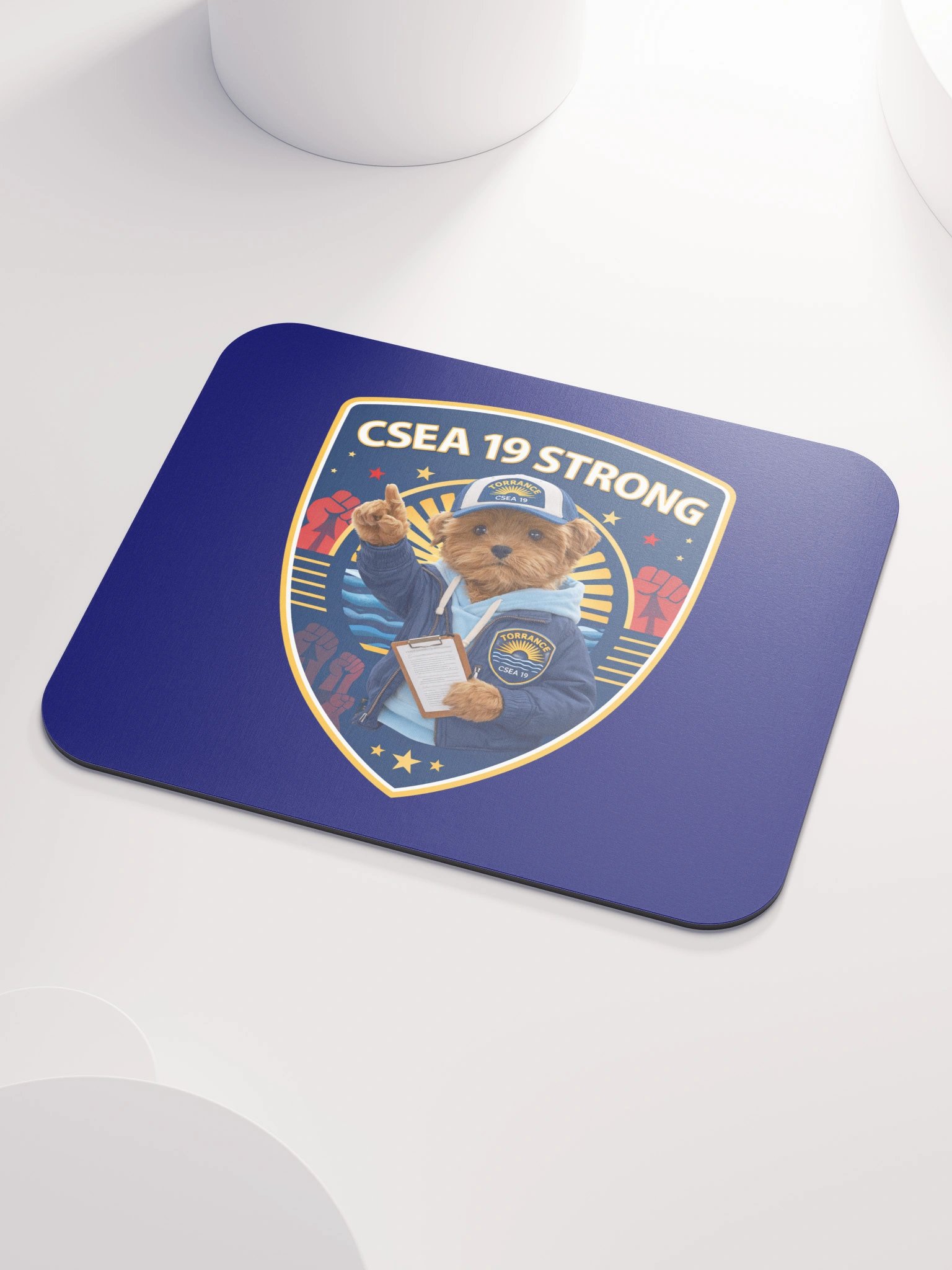 CSEA 19 Strong Union Badge Mouse Pad product image (3)