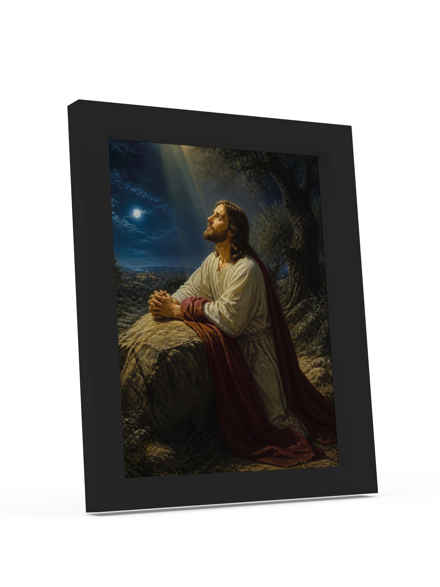 Jesus Praying in Gethsemane Framed Poster product image (48)