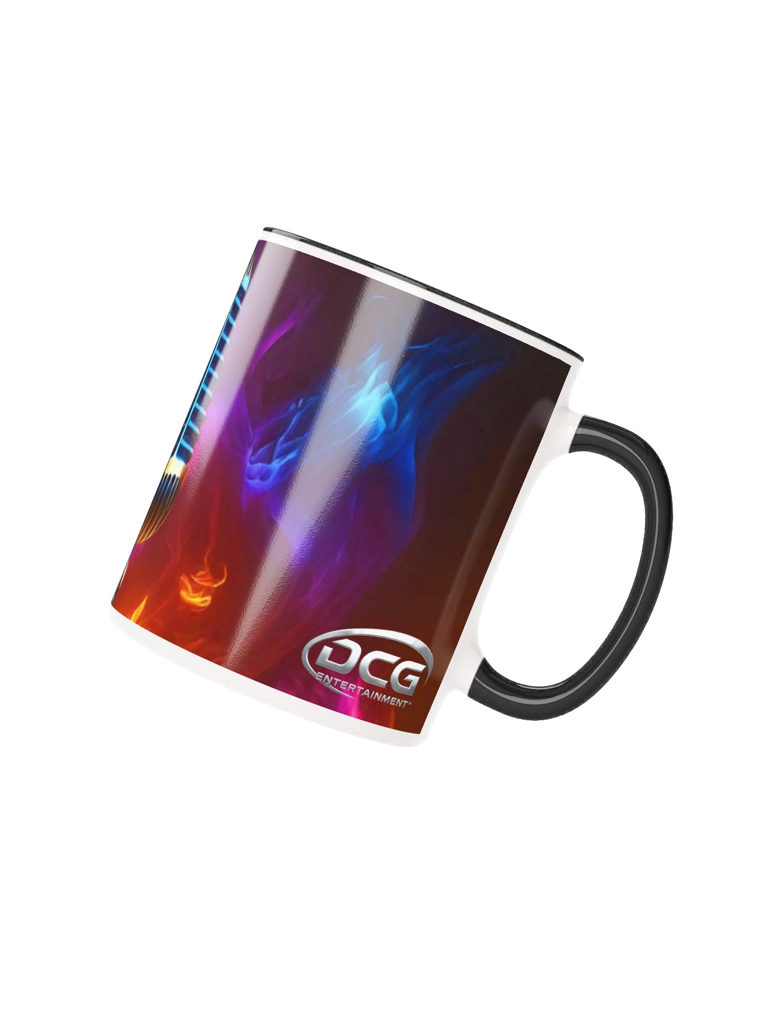 Flaming Retro Mic Ceramic Mug product image (10)