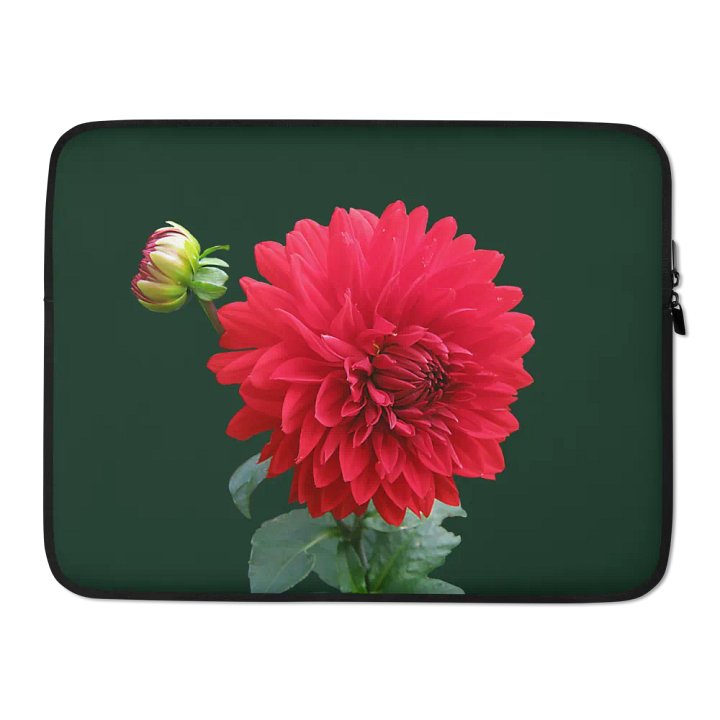 Dahlia Dream 13 & 15 Inch Laptop Sleeve - Elegant & Protective Case for MacBook & Laptops product image (2)