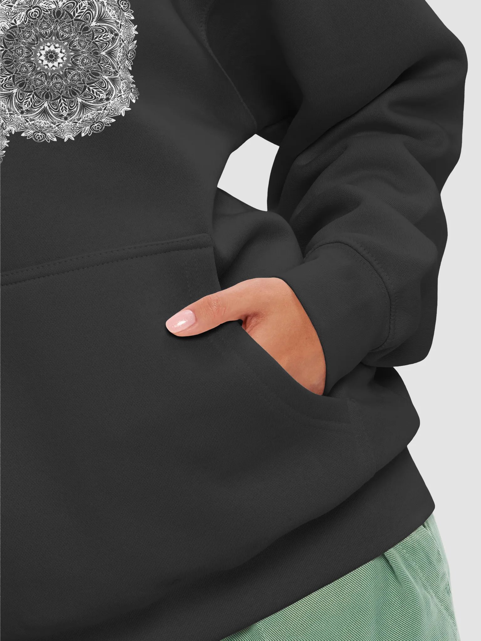 Intricate Mandala Harmony Hoodie product image (8)