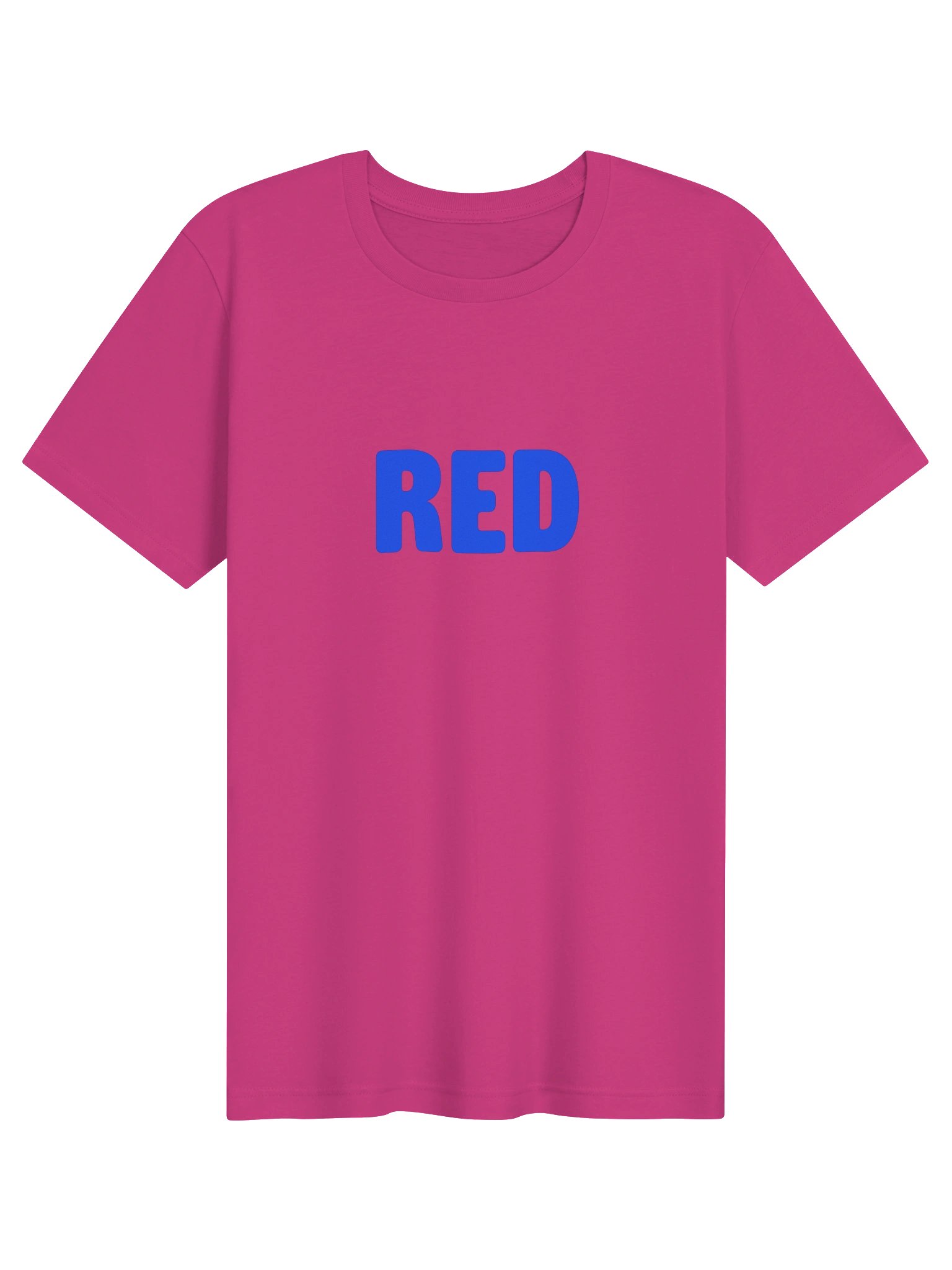 Red on Blue Unisex Tee product image (91)