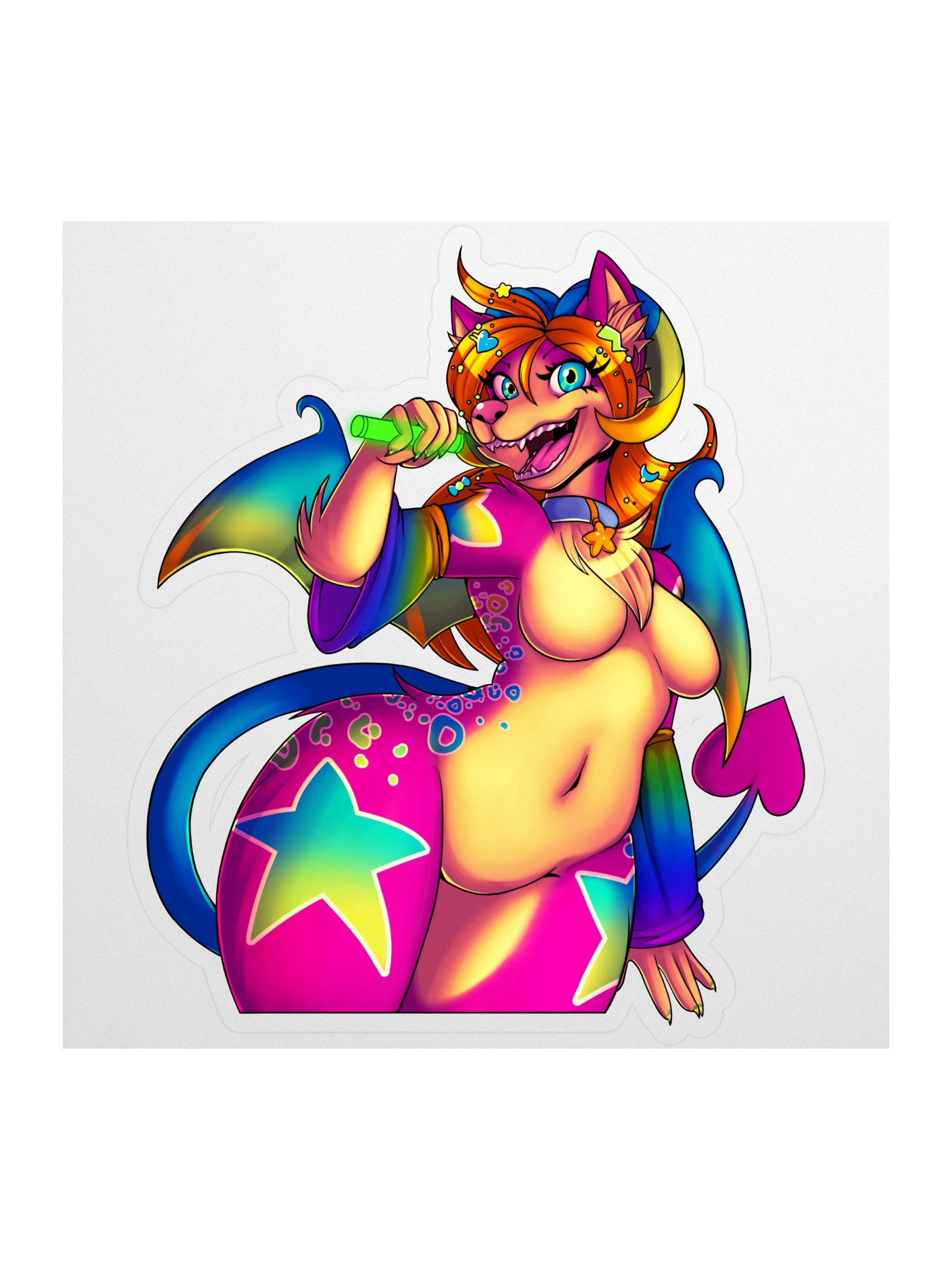 Sparkledog Rave Sticker product image (1)