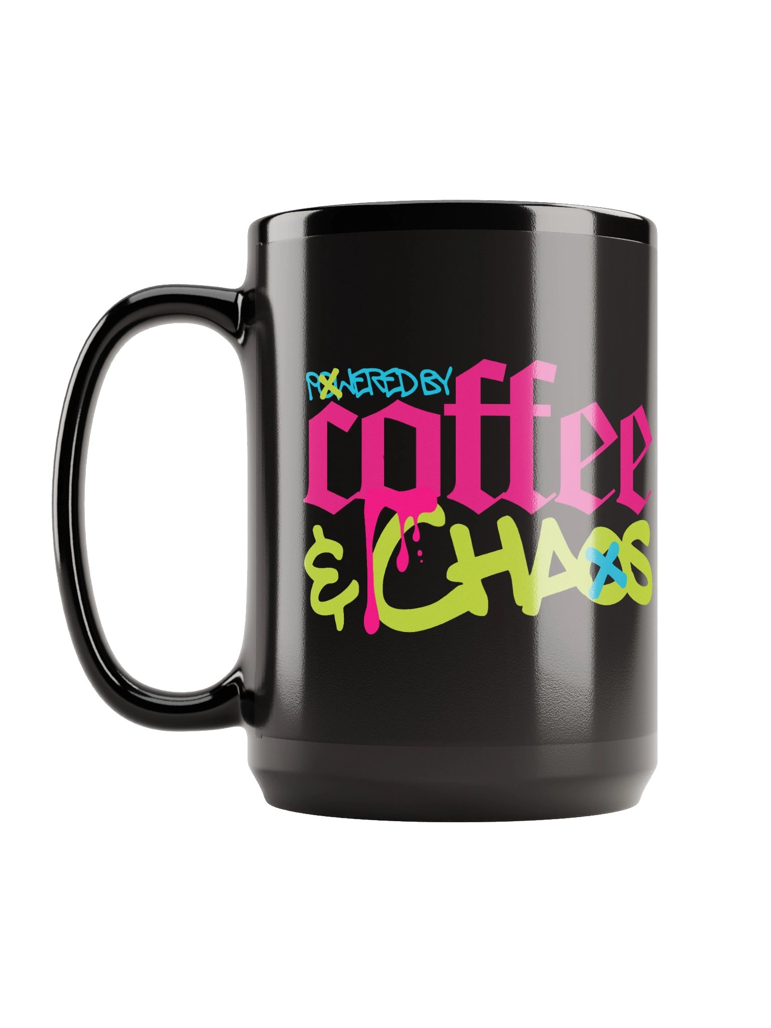 Powered by Coffee & Chaos Mug product image (6)