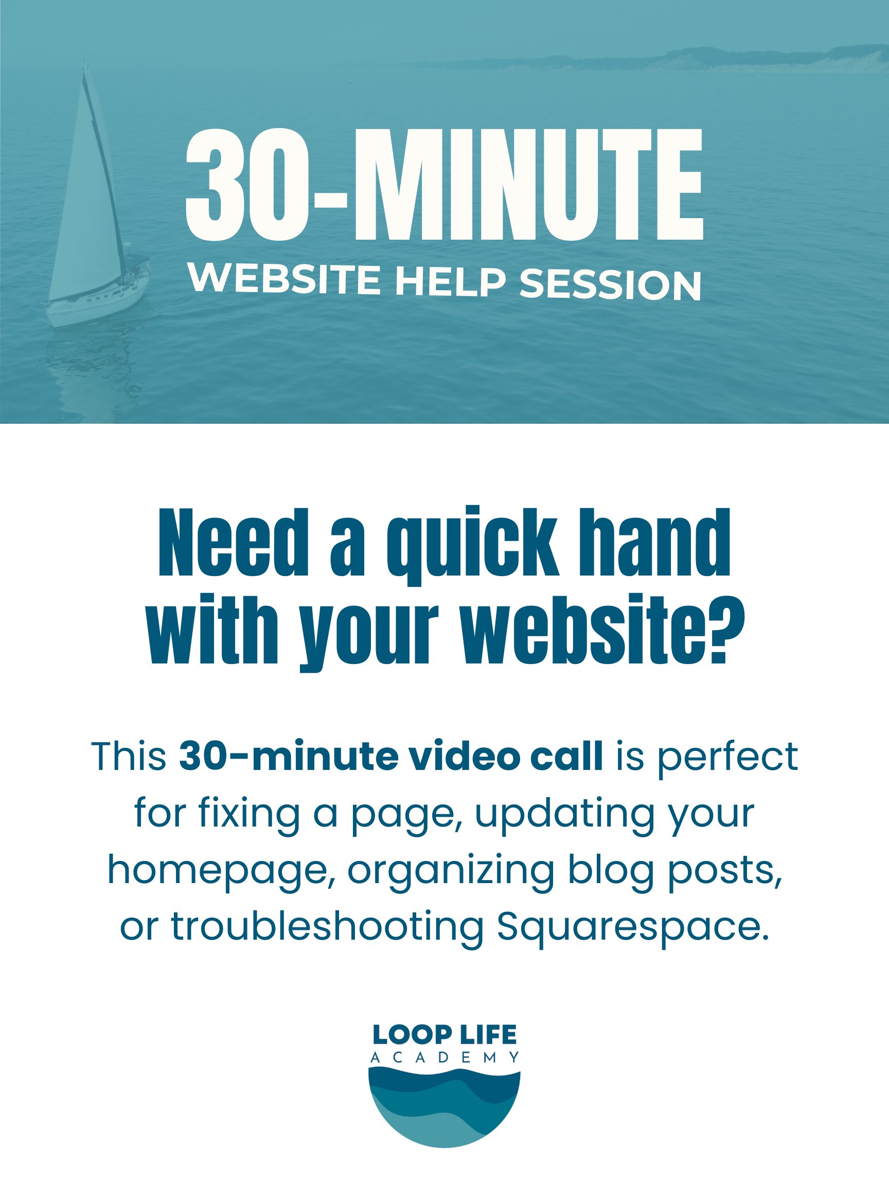 30-Minute Website Help Session product image (1)