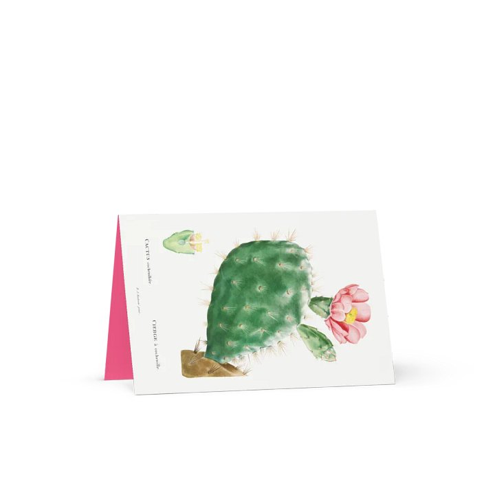 Blooming Desert Cactus Greeting Card product image (2)