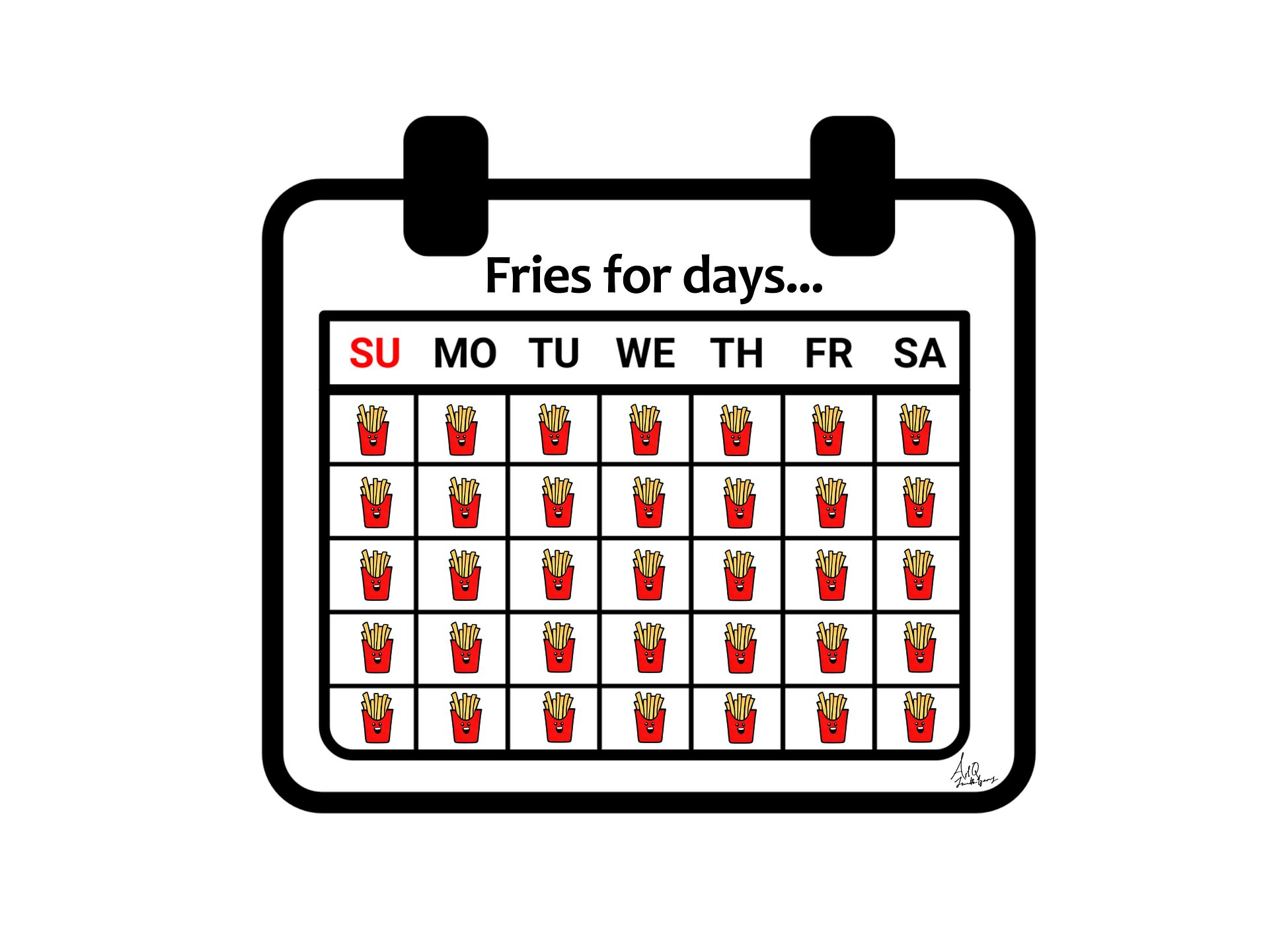 Fries for days... COLORED MUG product image (71)