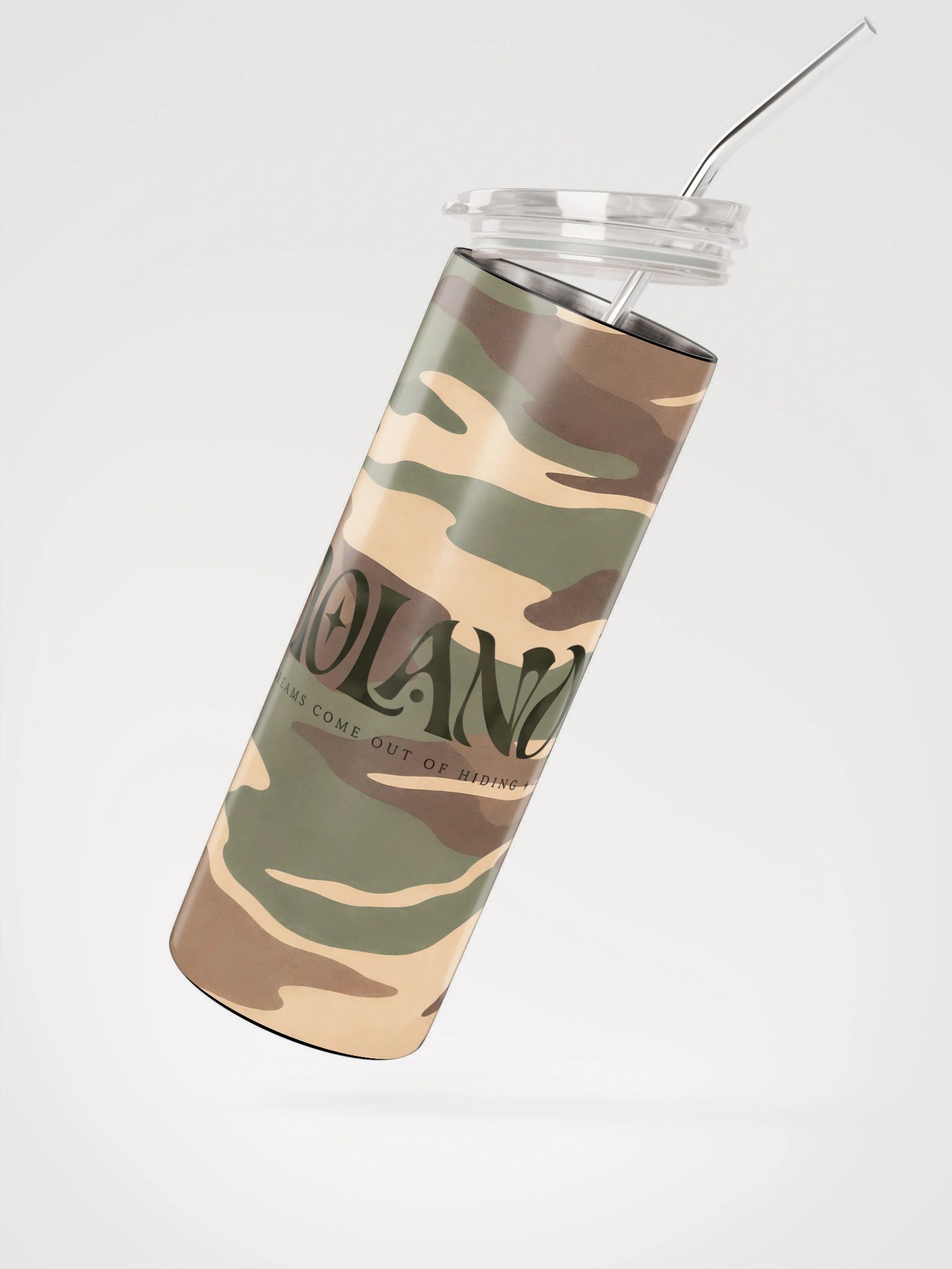 Untamed Terrain — Stainless Steel Tumbler with Straw product image (2)