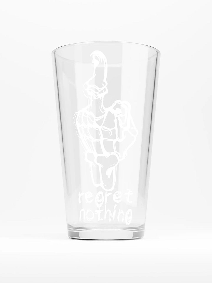 No Regrets Beer Glass product image (1)