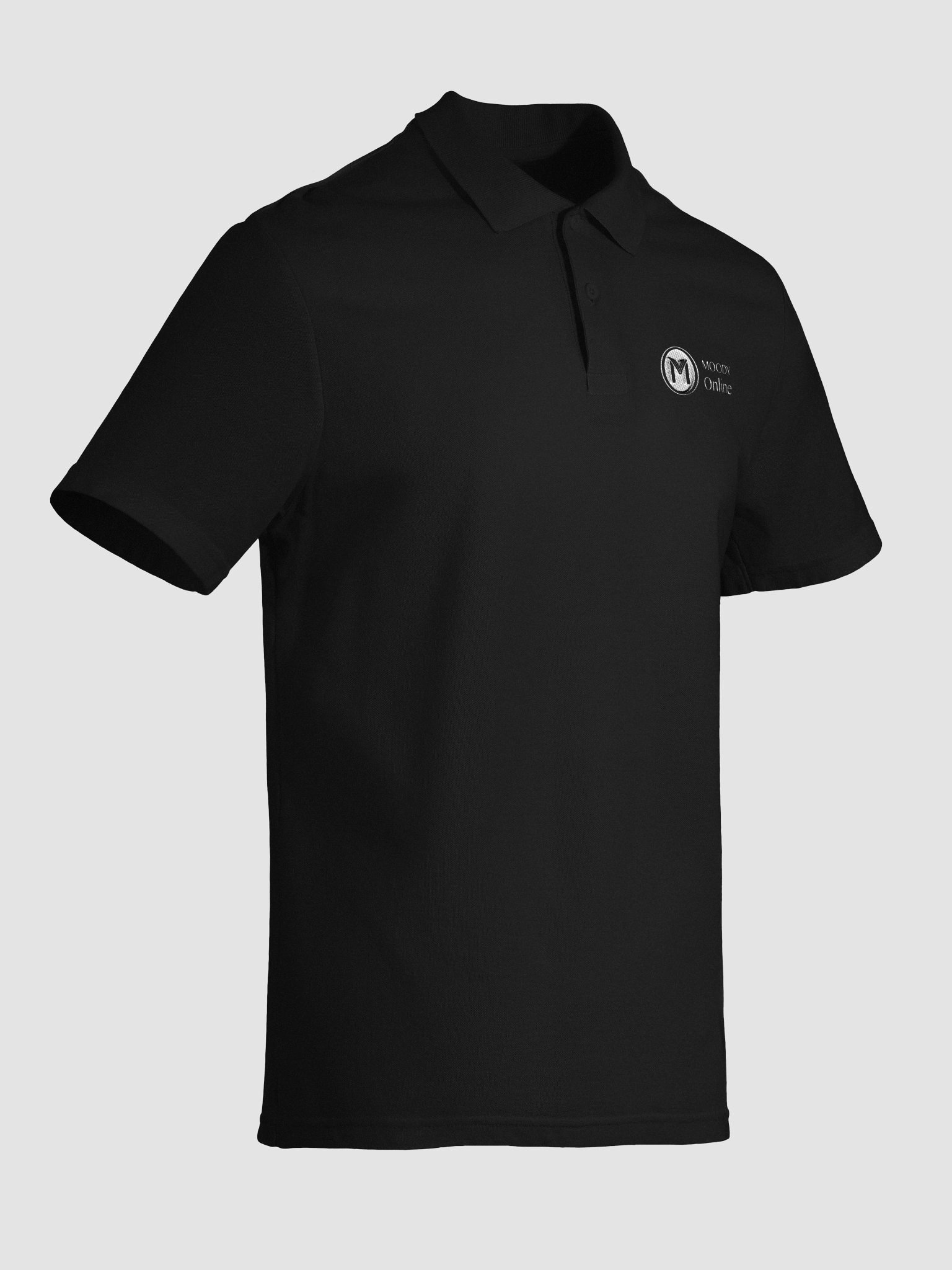Classic Unisex Moody Online Polo (White Logo) product image (7)