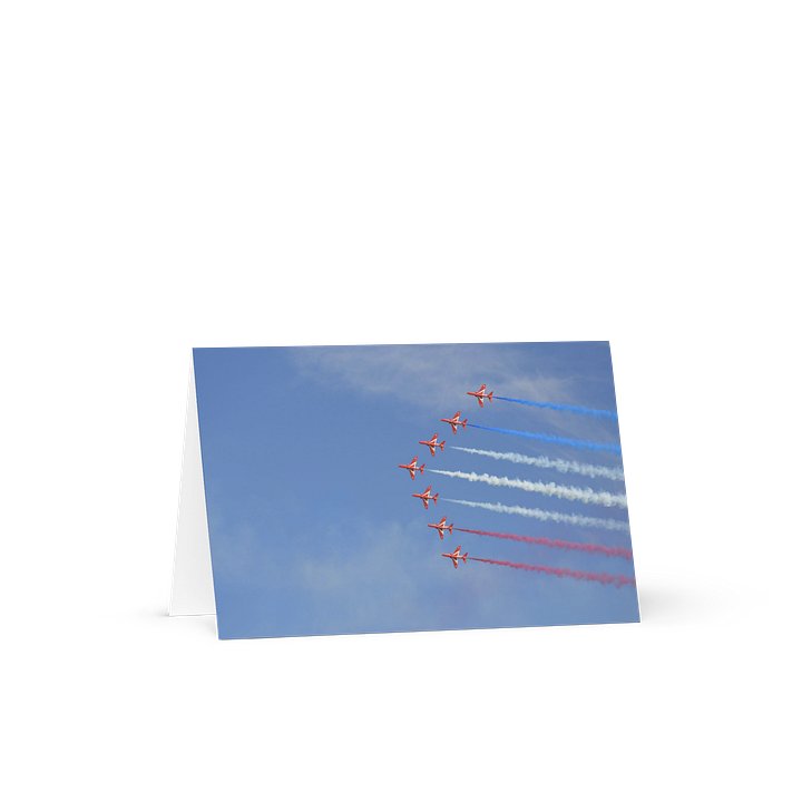 Red Arrows Fly Over (Greeting Card) product image (1)