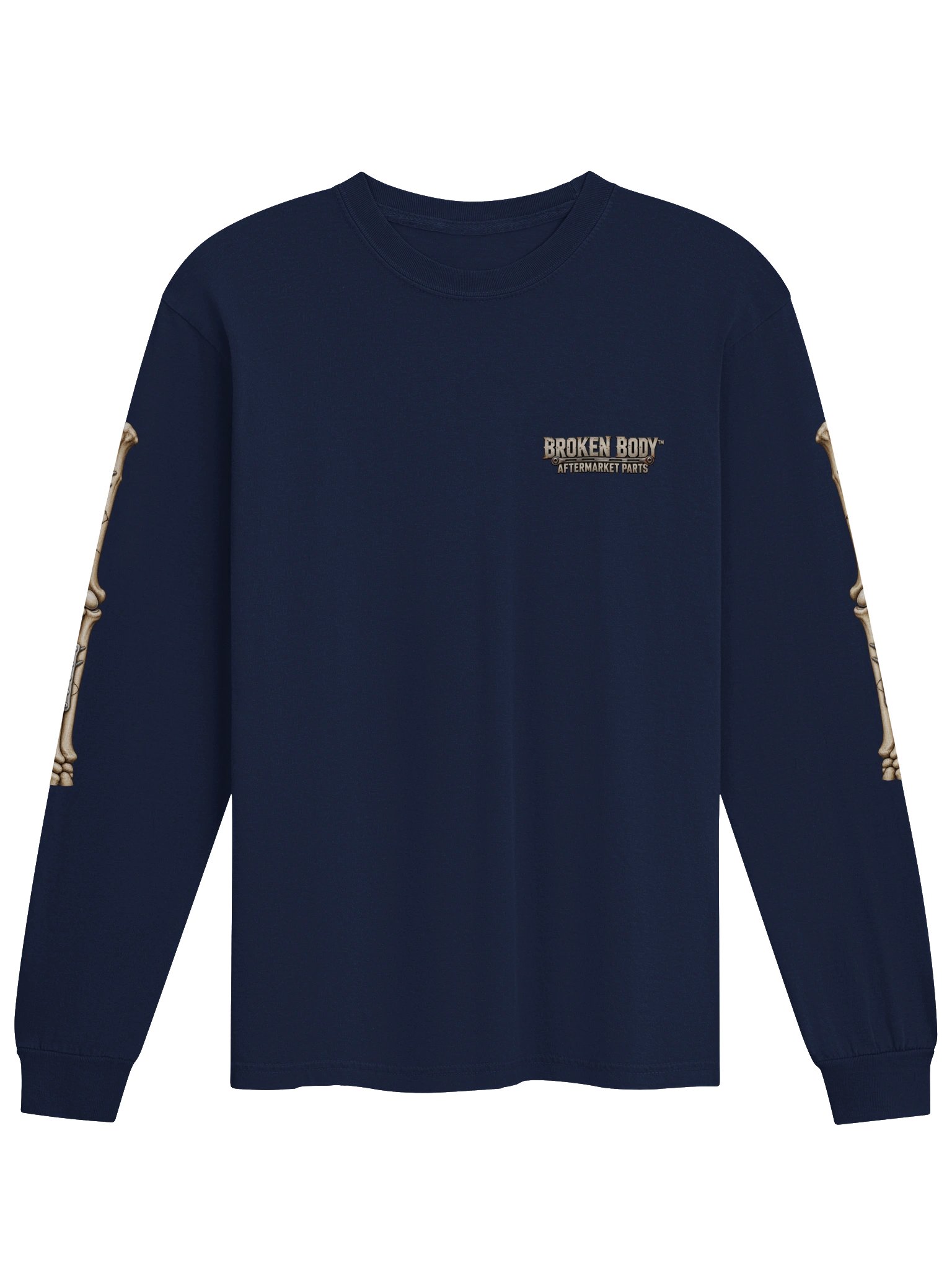 Broken Arms Shirt — Aftermarket Parts Upper & Lower Arms Long-Sleeve Tee | Rebuild Shop product image (3)