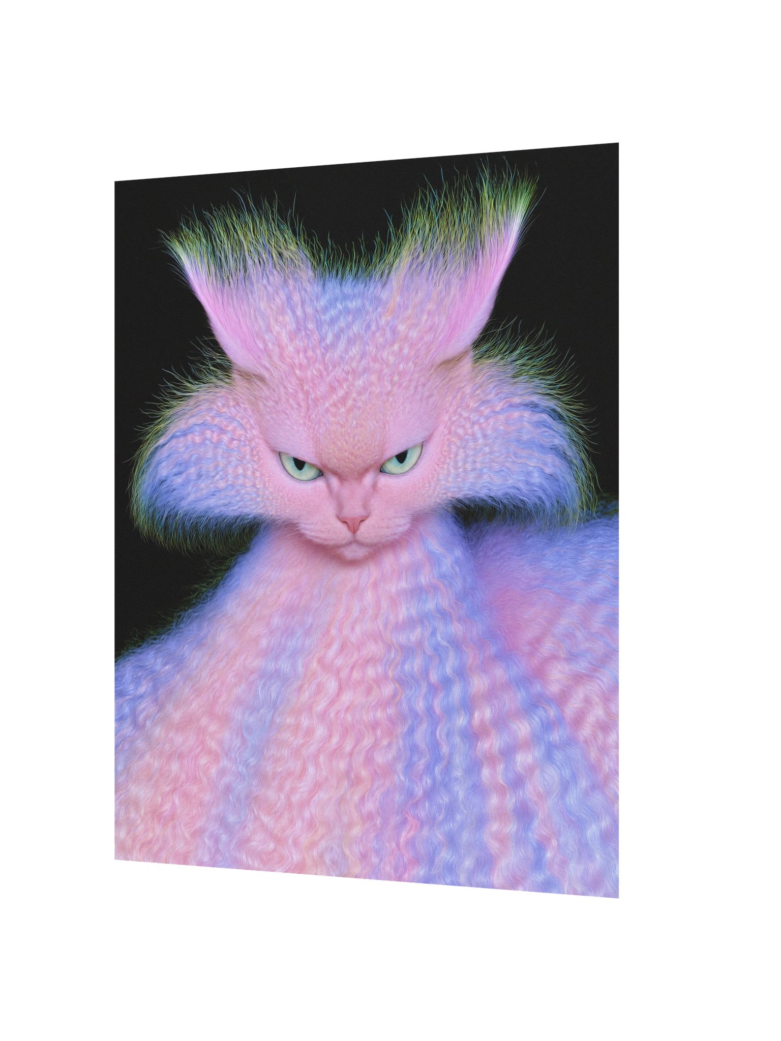Aura Cat 003 Matte Paper Poster product image (2)