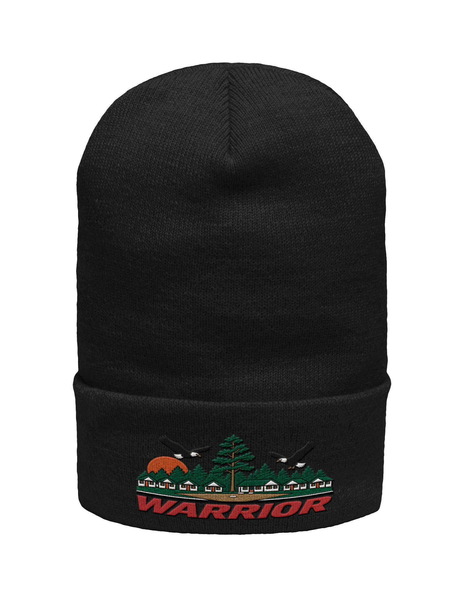 Warrior Long Beanie (Black) product image (1)