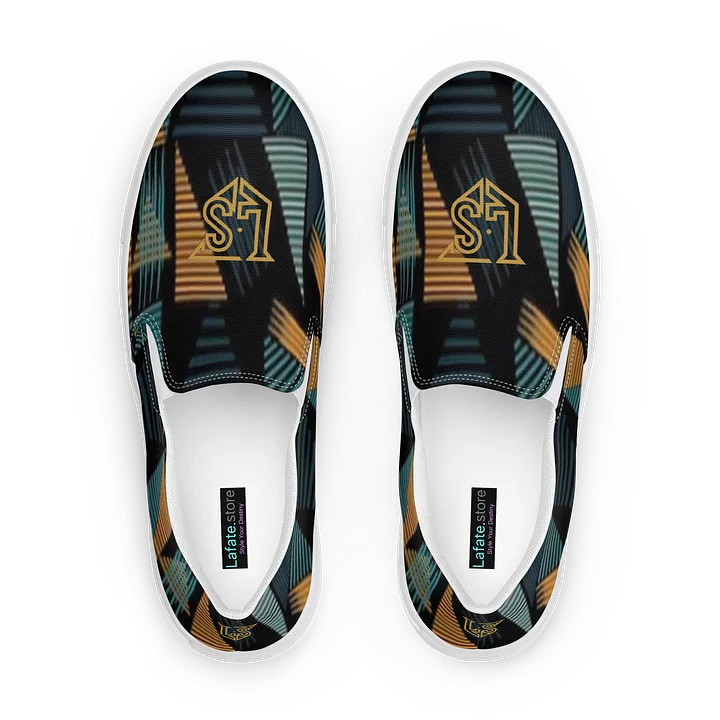 Lafate.Store Designer Slip On - Men (black multi color) product image (1)