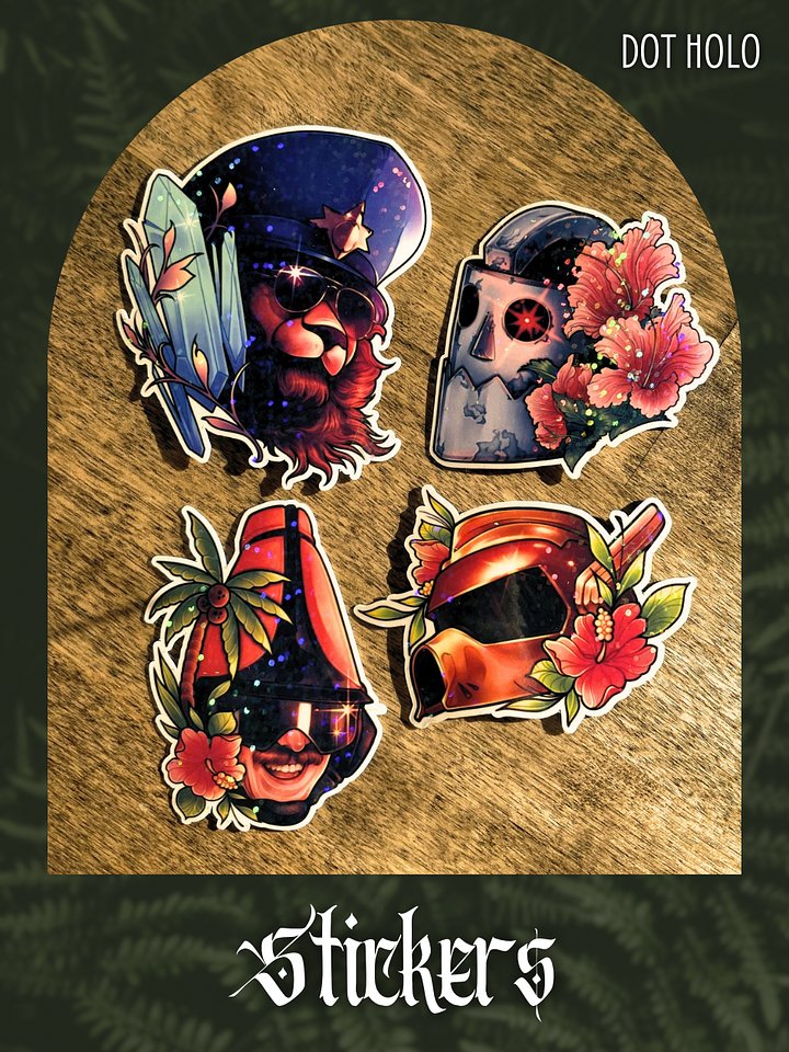 TWRP Sticker Set [Dot Holo] product image (1)