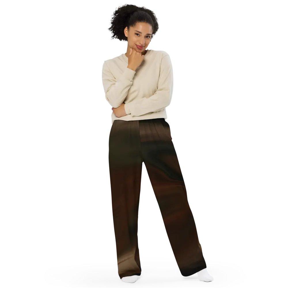 Camouflage Pattern Unisex Wide Leg Pants | Camo Pattern Pants product image (1)