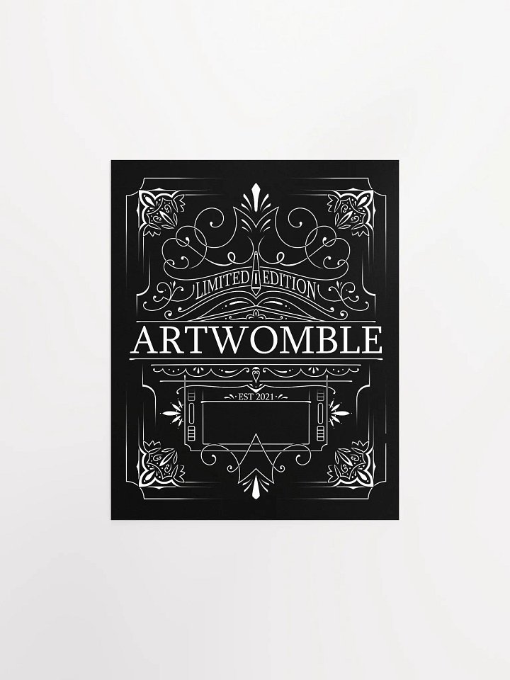 Artwomble Poster - Black product image (2)