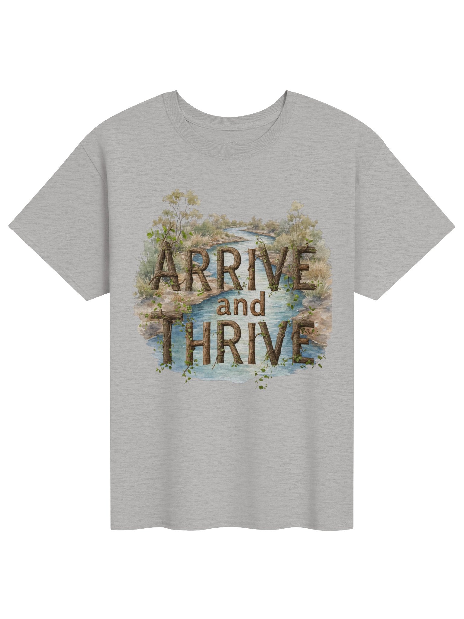 Arrive and Thrive Heavy T-Shirt (White Label) product image (1)