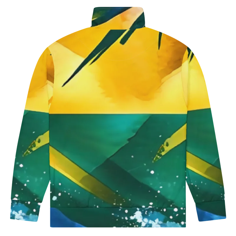 Abstract Diplomat Print - SVG - Caribbean Apples | Unisex Track Jacket product image (4)
