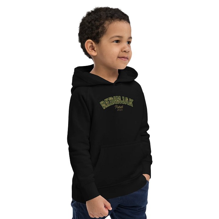 REBINJAK Patriot 2025 Kids Eco Hoodie product image (4)