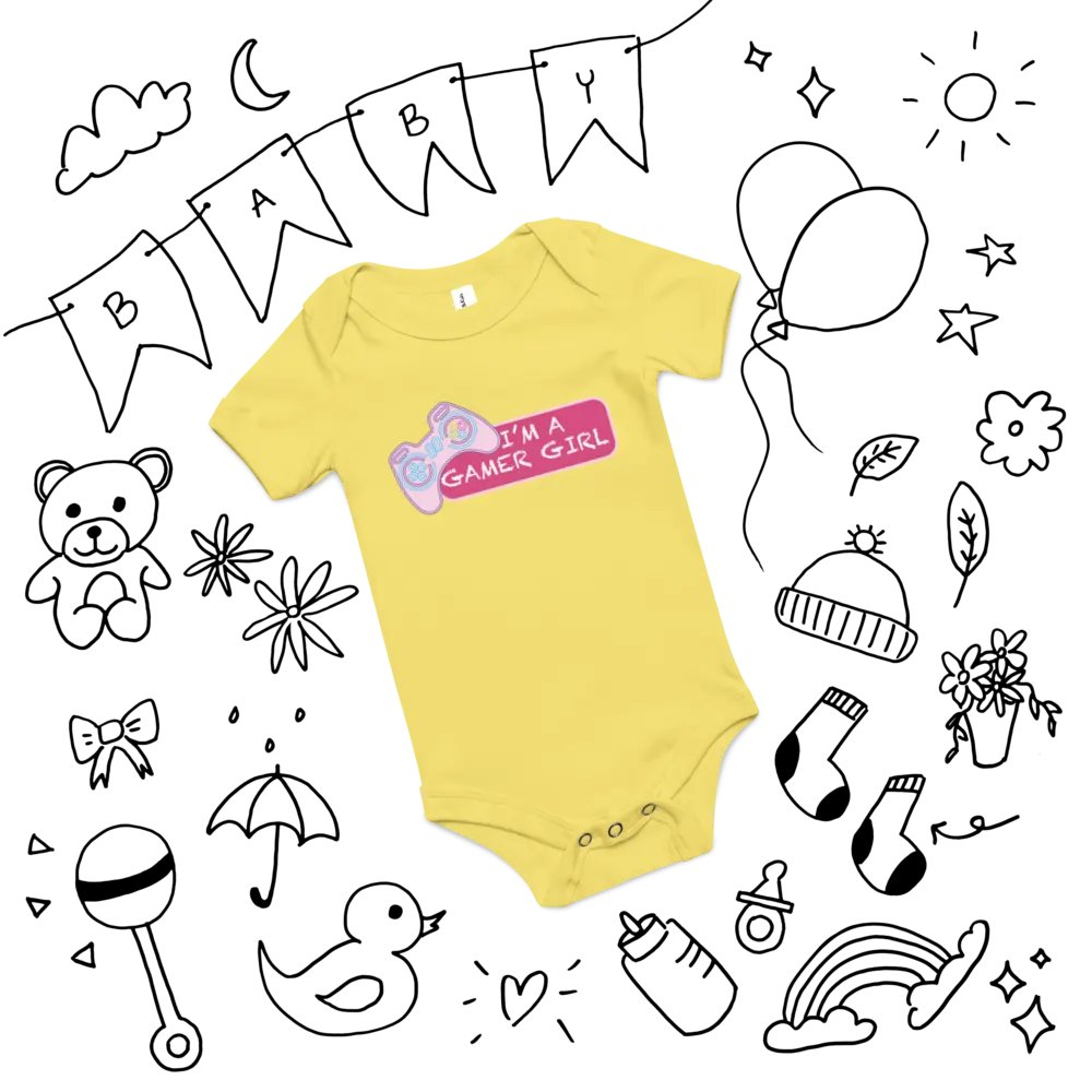 Baby Graphic One-Piece Gamer Girl product image (10)