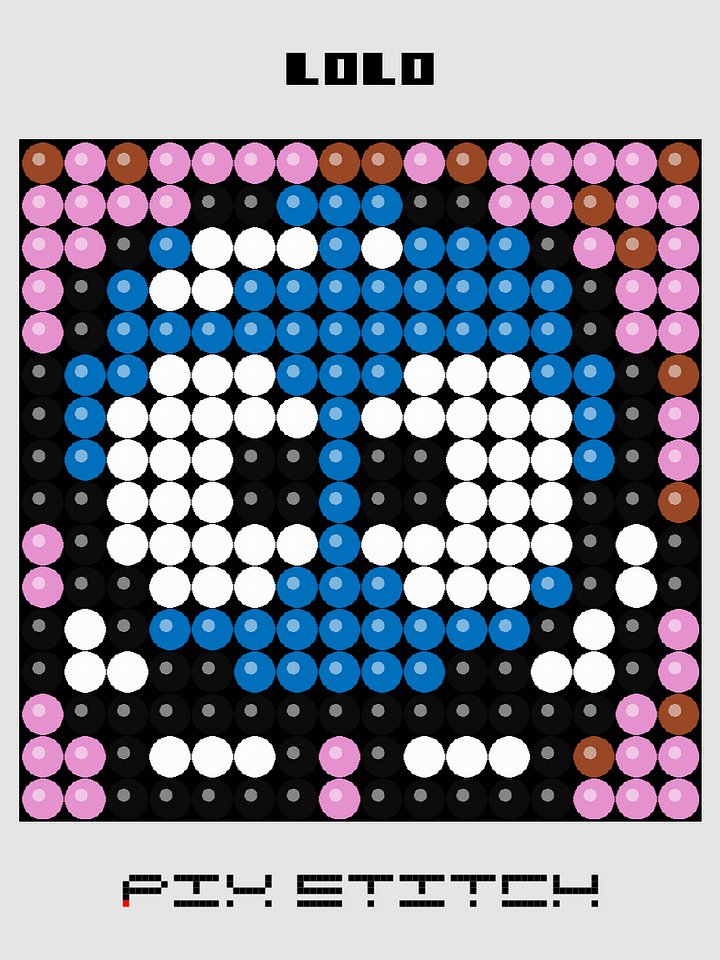 Lolo Pixel Art product image (1)