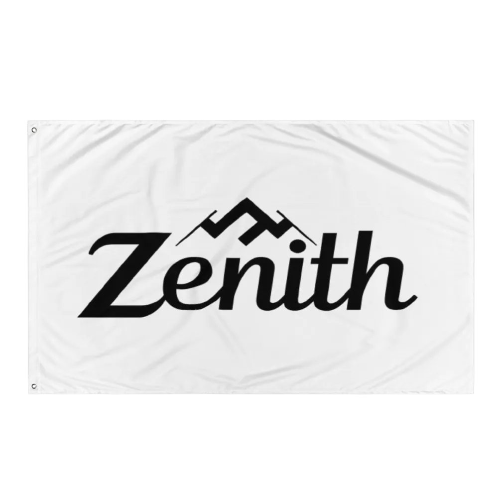 White Zenith All-Over Print Flag with Mountain Design - 34.5x56 inches product image (4)