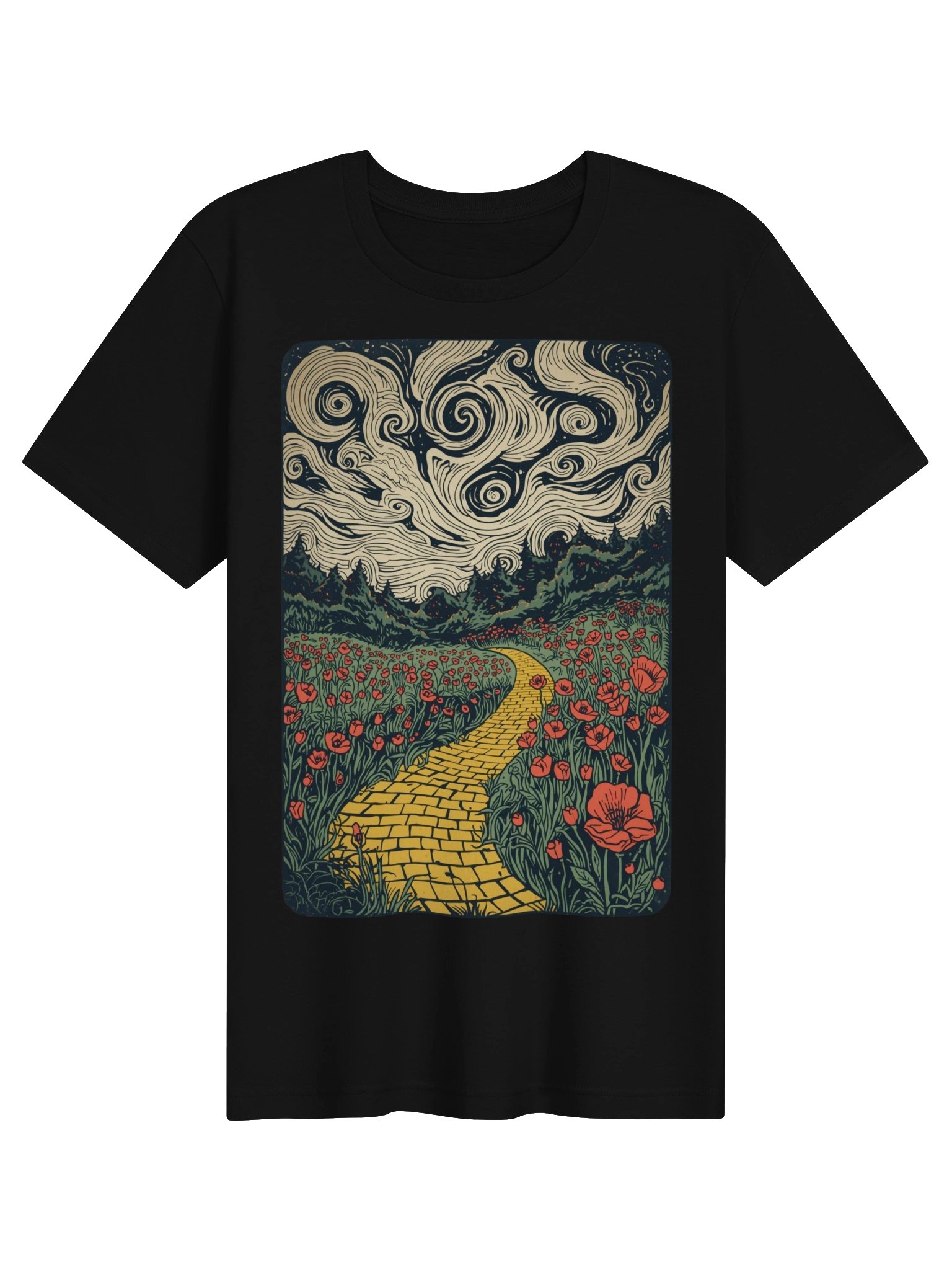 Yellow Brick Road Dreamscape Tee, Fantasy Oz Shirt product image (2)