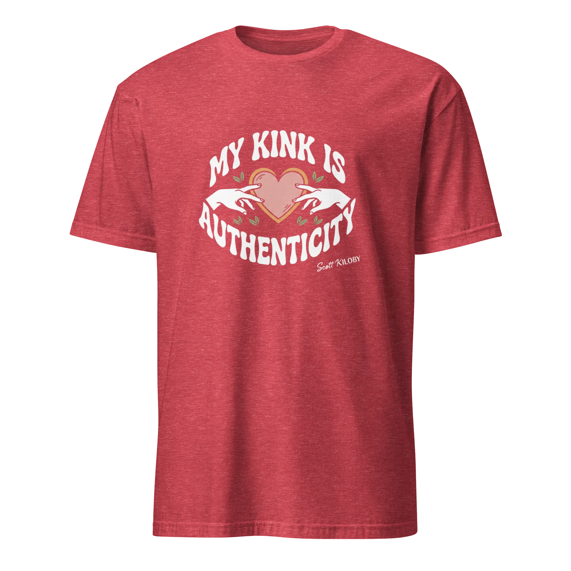 “My Kink Is Authenticity” Heather Red Soft Style T-Shirt product image (1)