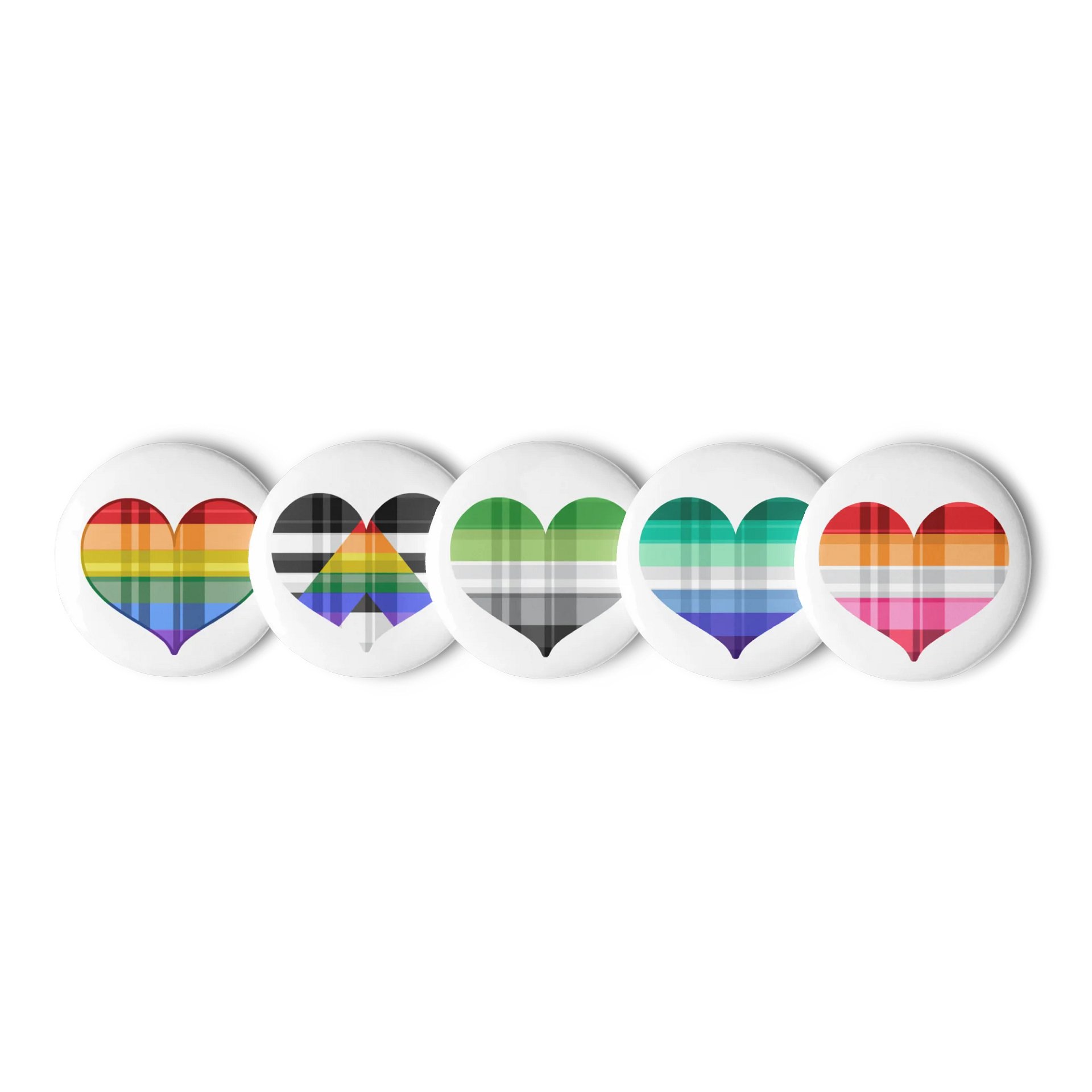 Pride Heart Pins - See Description product image (1)