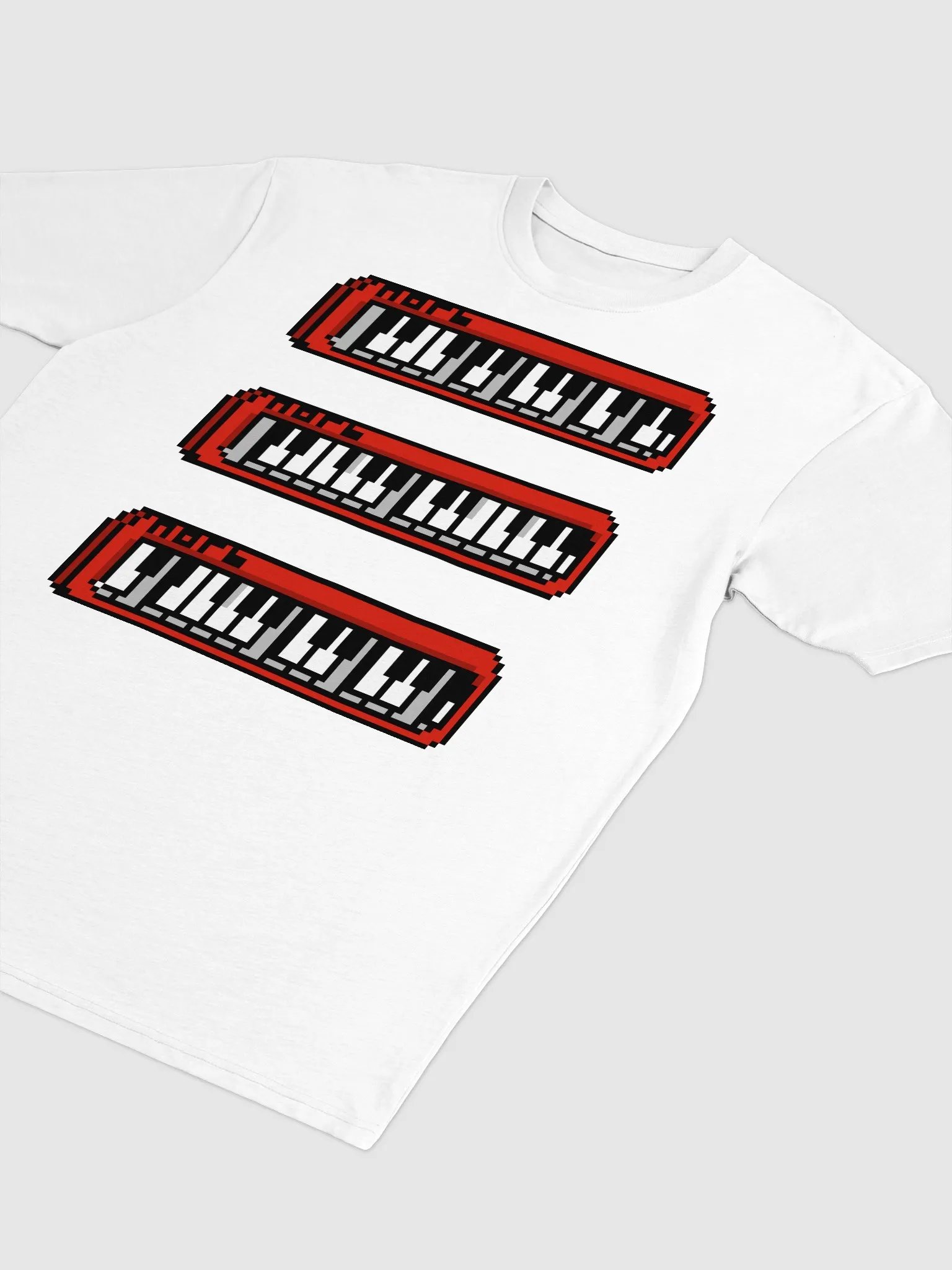 Intro Keyboards T-Shirt (White) product image (2)