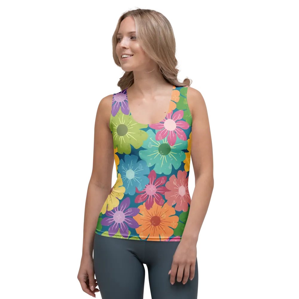Vibrant Daisy Floral Design Women's Tank Top product image (1)