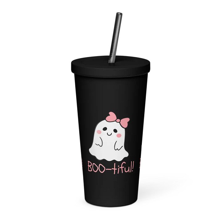 BOO-tiful Insulated Tumbler with Straw product image (1)