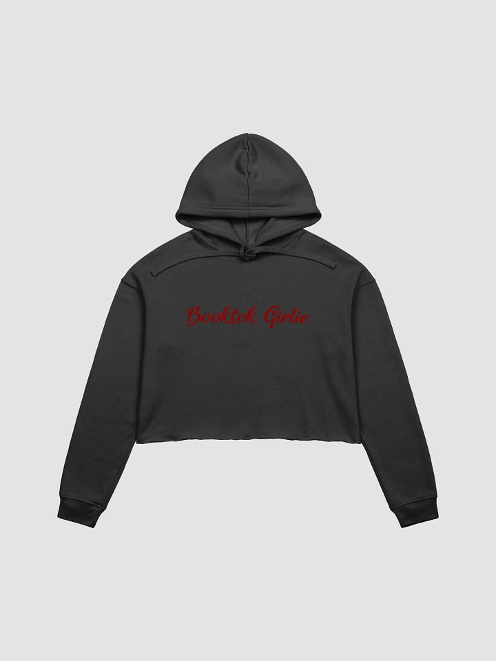 Booktok Girlie Fleece Crop Hoodie product image (4)