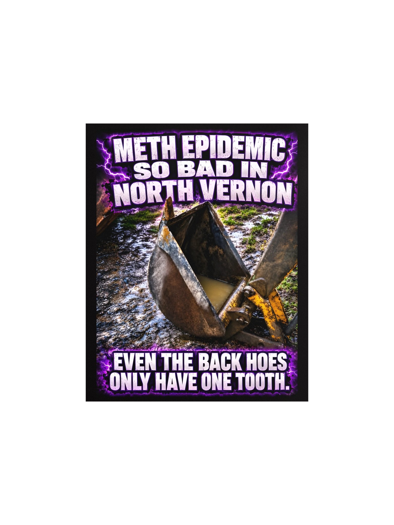 One-Tooth Backhoe Poster product image (1)