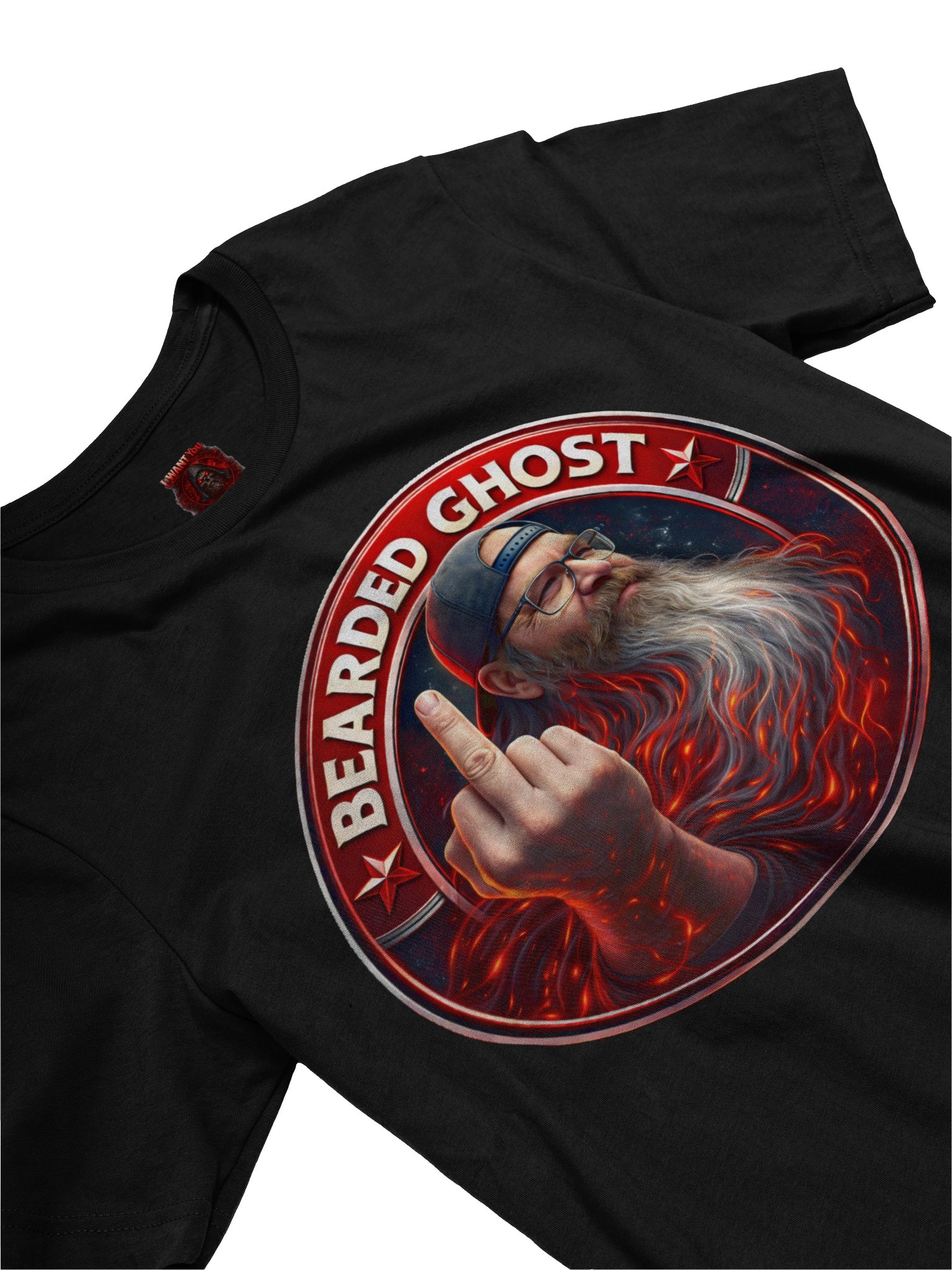 Beardedghost Badass T-shirt product image (18)