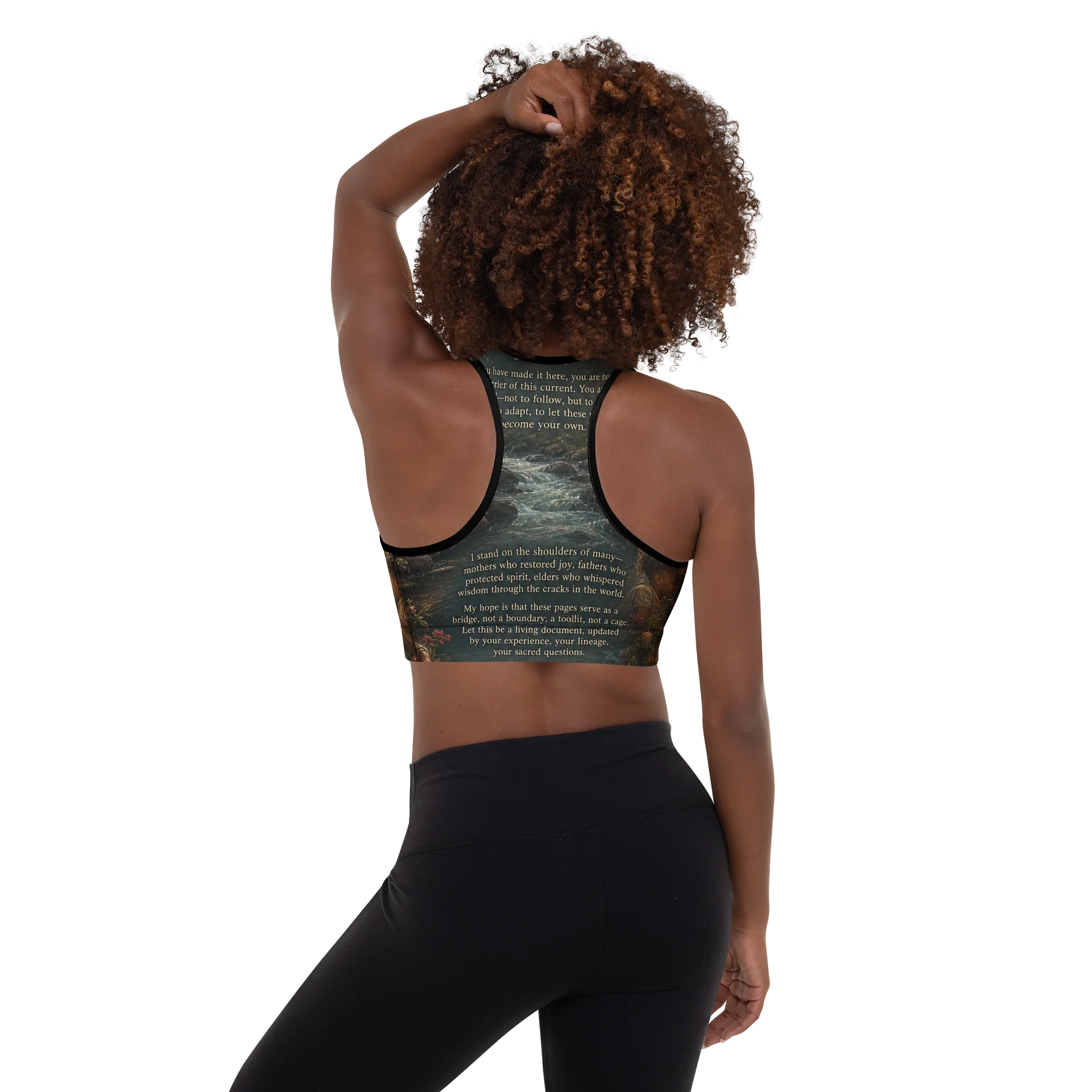 Ancestral Flow Padded Sports Bra product image (2)