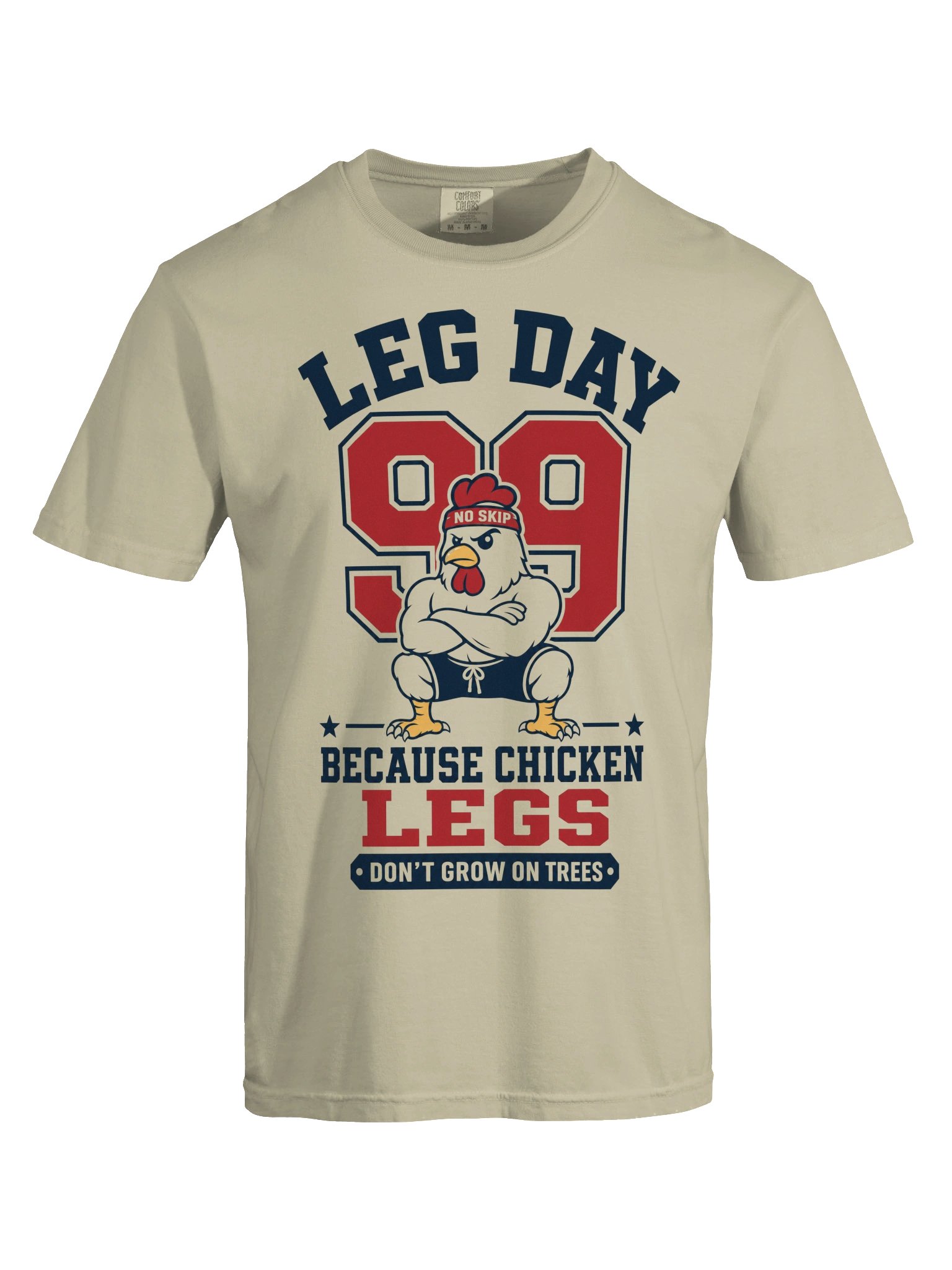 Leg Day No Skip Chicken Tee product image (8)