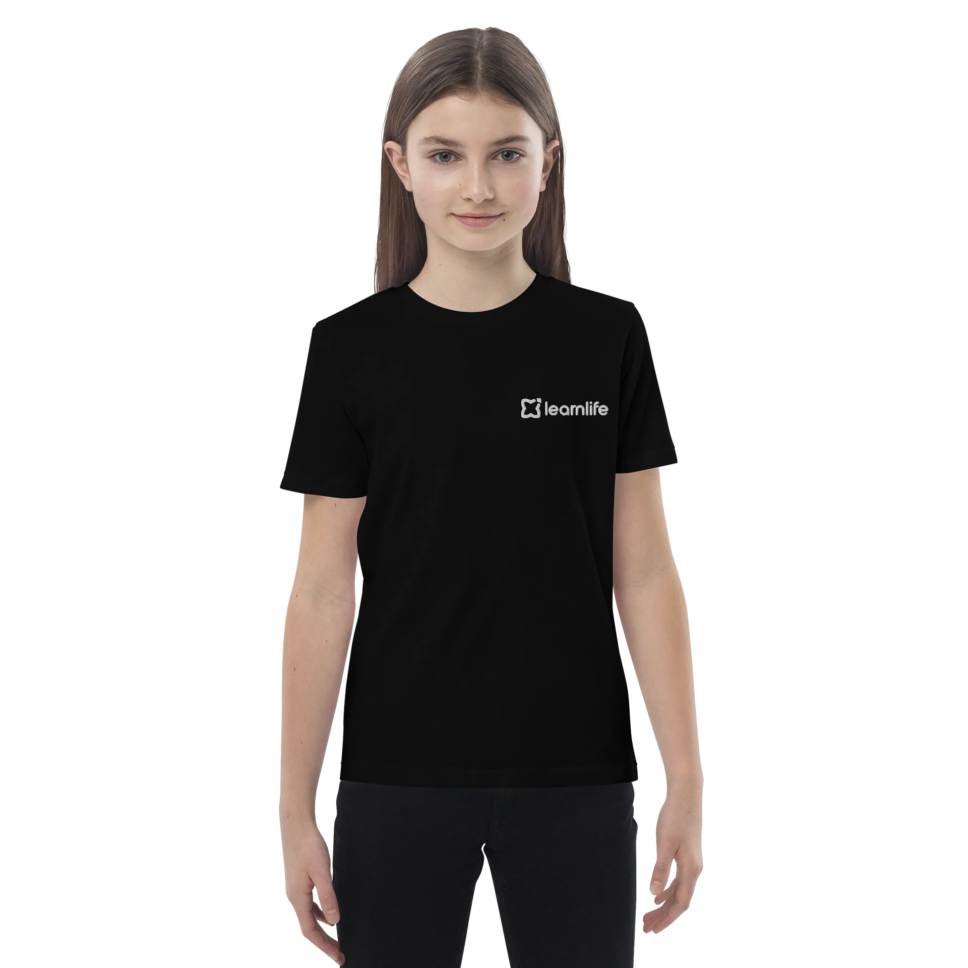 Kids Tee - Organic Embroidered - White Logo product image (2)