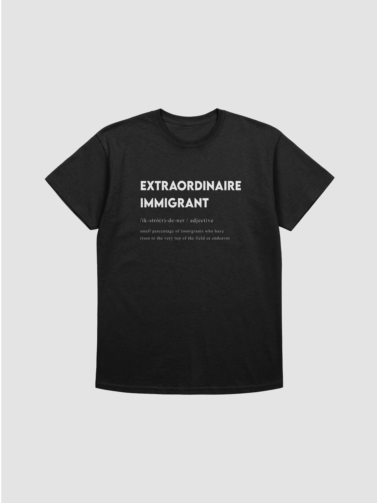 EXTRAORDINAIRE IMMIGRANT TSHIRT product image (1)
