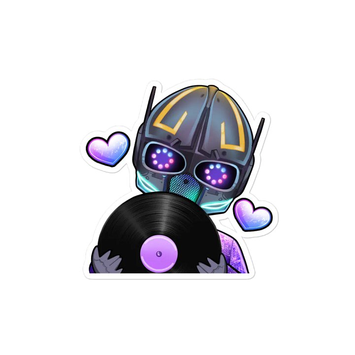 Funkbot Vinyl Magnet product image (1)