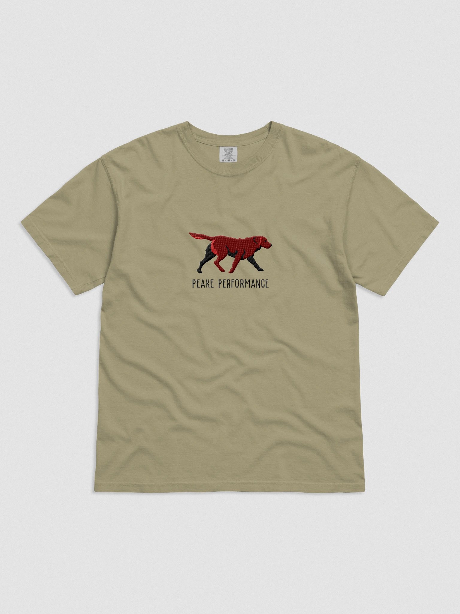 Peake Performance T-Shirt(Embroidered) of a Chesapeake Bay Retriever(Brown) product image (4)
